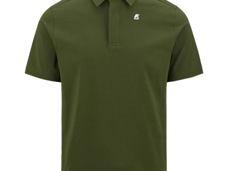 Polo Uomo K-Way Jersey Vincelle Verde Online Sale