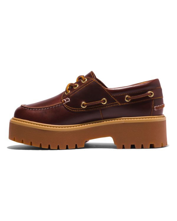 Timberland Stone Street Boat Shoe Rootbeer For Cheap