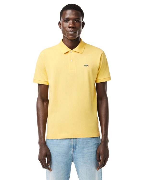 Polo Uomo Lacoste Classic L.12.12 Giallo Cheap