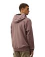 CP Company Diagonal Raised Fleece Lens Hooded Sweatshirt Purple Dove Hot on Sale