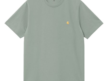 Carhartt Wip Chase T-Shirt Frosted Green-Gold Supply