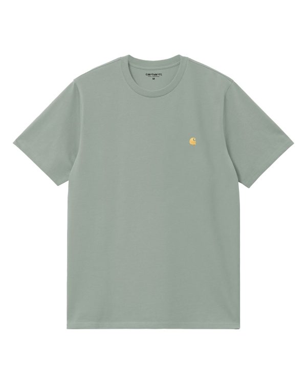 Carhartt Wip Chase T-Shirt Frosted Green-Gold Supply