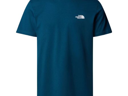 The North Face Simple Dome Tee Midnight Petrol Hot on Sale