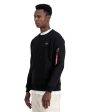 Felpa Uomo Alpha Industries 3D Small Logo Sweater Nero For Discount