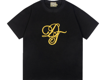 T-Shirt Denim Tears Metallic Gold Script® Online Sale