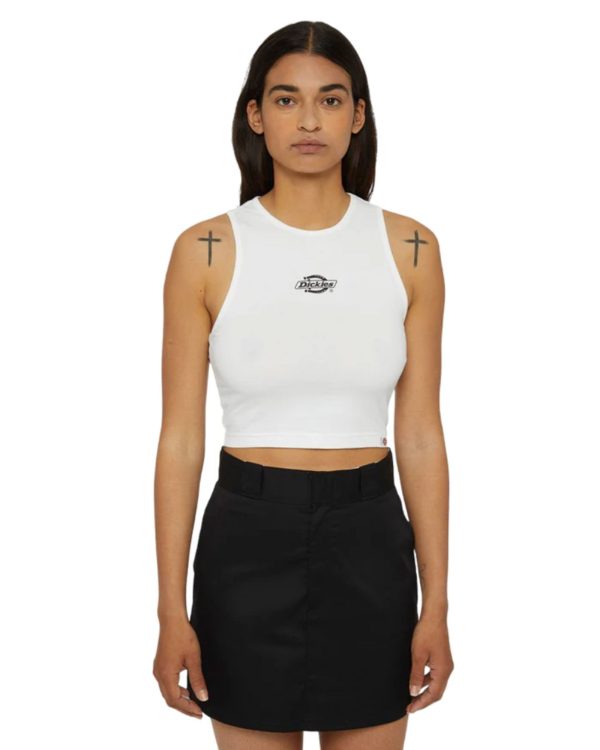 Canotta Donna Dickies Powers Vest W Bianco Online