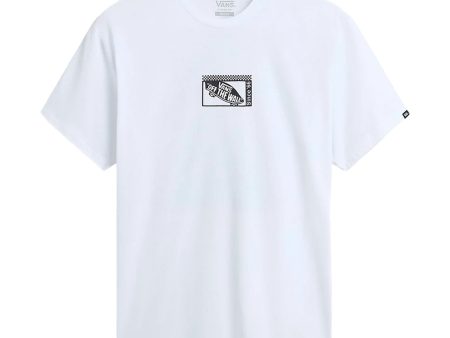 T-Shirt Vans Tech Box SS Tee Bianco Hot on Sale