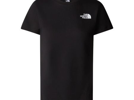 T-Shirt Donna The North Face Redbox nero For Discount