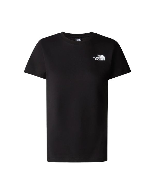 T-Shirt Donna The North Face Redbox nero For Discount