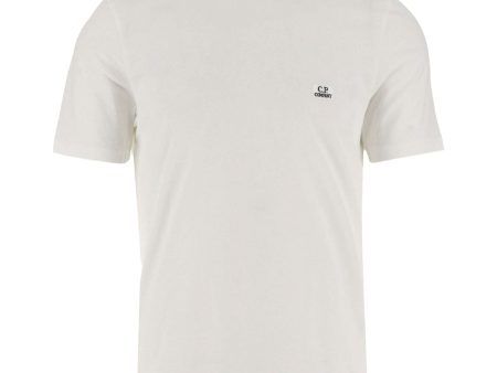 CP Company 30-1 Jersey Logo White Supply