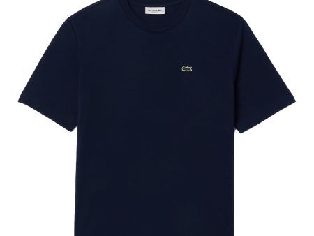 T-Shirt Donna Lacoste Classic Logo Blu Fashion