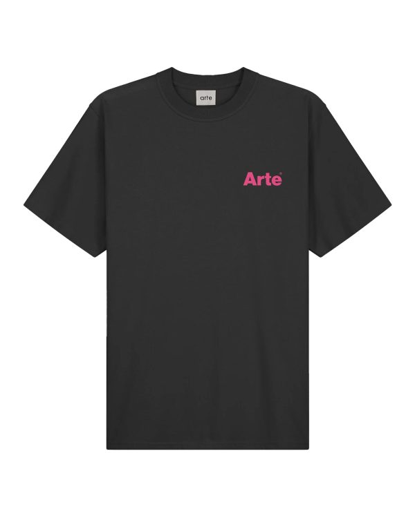 T-Shirt Arte Antwerp Teo Back Heart Black Online now