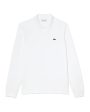 Polo Uomo Lacoste Manica Lunga L.13.12 Bianco Supply