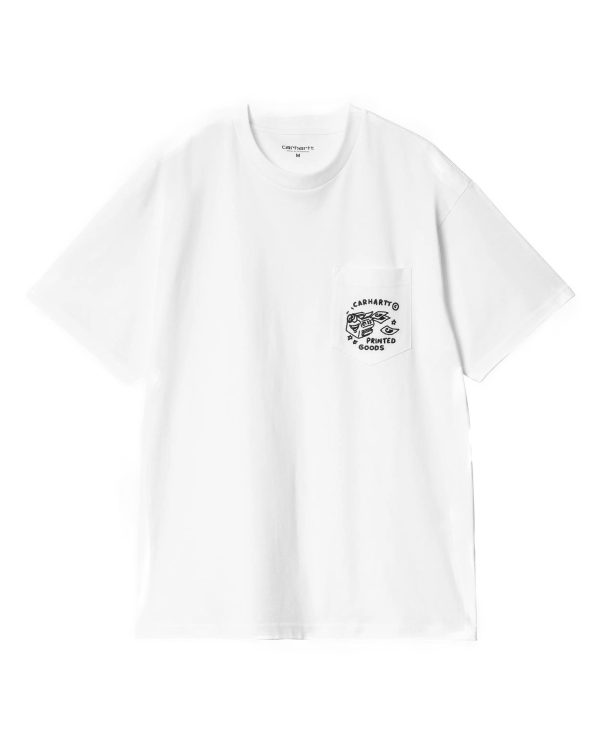 Carhartt Wip Fragments Pocket T-Shirt White Online