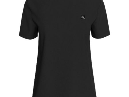 Calvin Klein Embro Badge Regular Tee Nero Online now