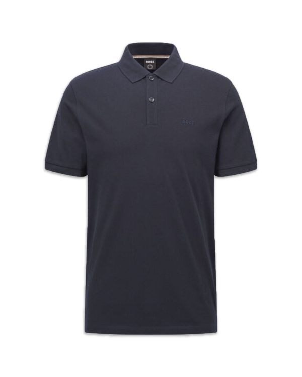 Polo Uomo Boss Pallas Blu For Cheap