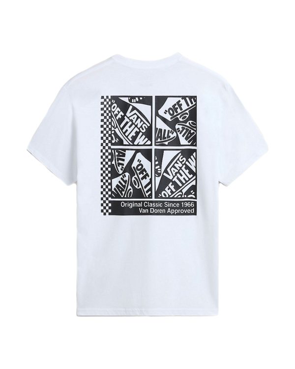 T-Shirt Vans Tech Box SS Tee Bianco Hot on Sale