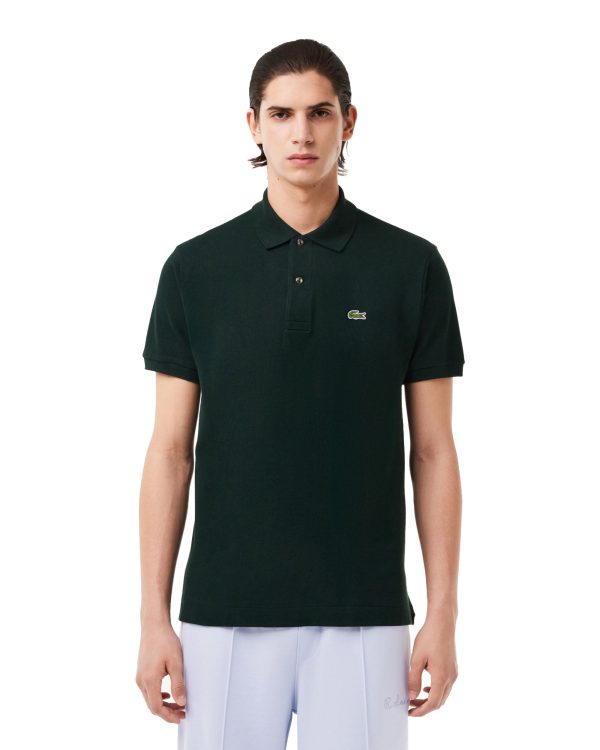 Polo Uomo Lacoste 12.12 Verde Scuro on Sale