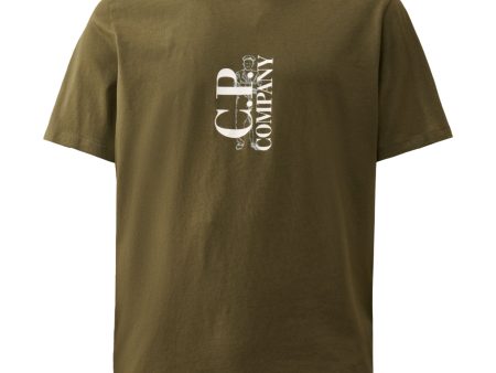 CP Company 30-1 Jersey British Sailor Tee Green on Sale