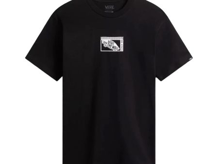 T-Shirt Vans Uomo Tech Box SS Tee Nero Cheap