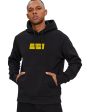 Felpa Uomo Calvin Klein Raised Rubber Logo Hoodie Nero Cheap