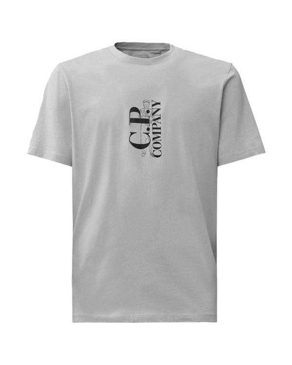 CP Company 30-1 Jersey British Sailor T-Shirt Grey Melange Online