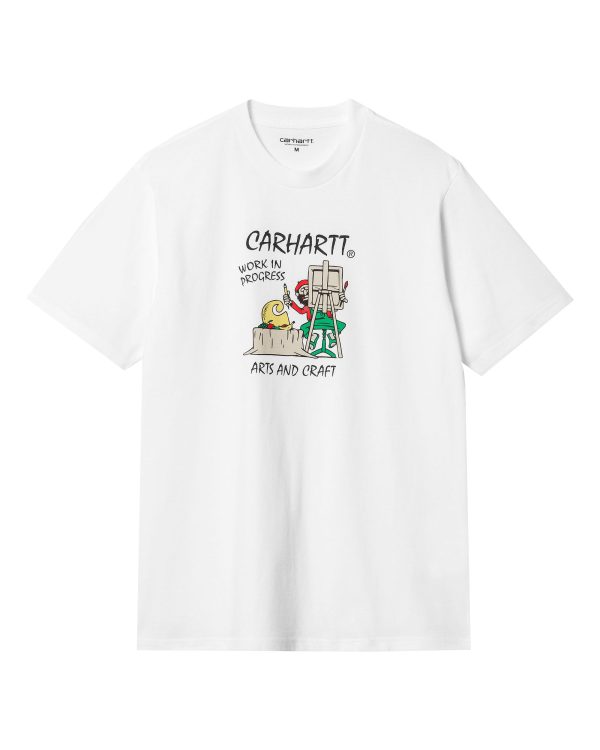 Carhartt Wip Art Supply Tee White Cheap