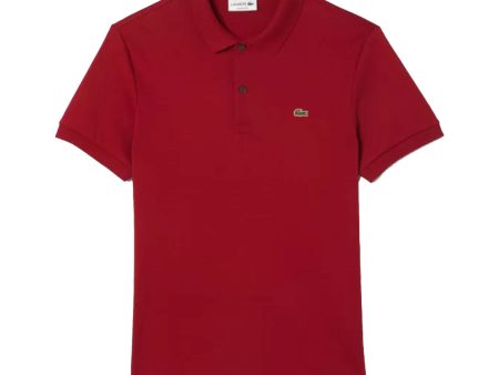 Polo Uomo Lacoste Pima Bordeaux Supply