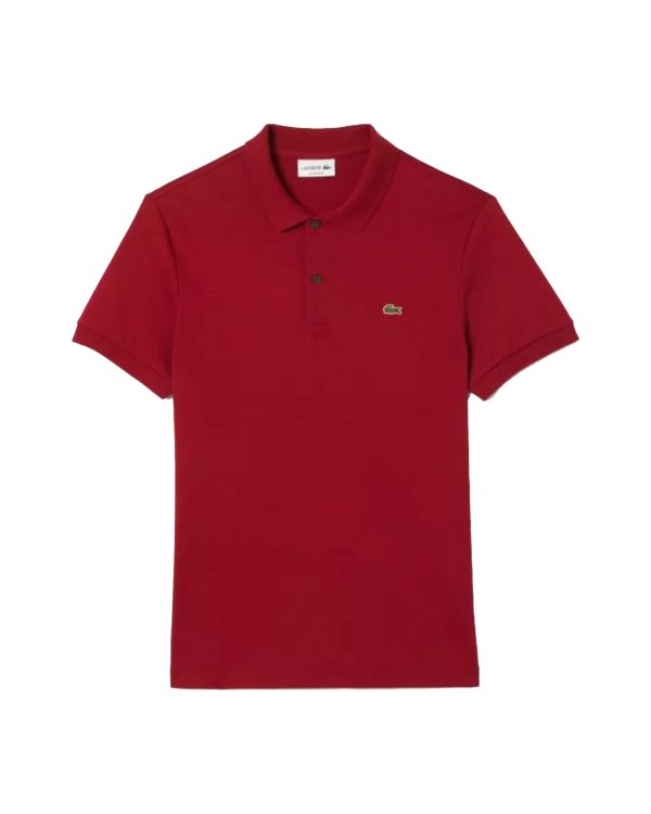 Polo Uomo Lacoste Pima Bordeaux Supply