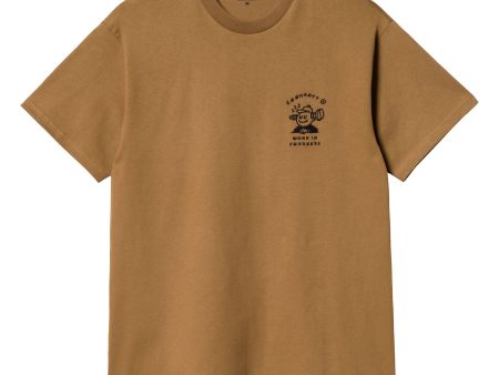 Carhartt Wip Icon Tee Hamilton Brown Hot on Sale