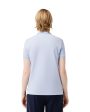 Polo Donna Lacoste Classic Celeste Sale