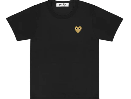 T-Shirt Comme Des Garçons® Coeur Jaune Discount