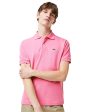 Polo Uomo Lacoste L.12.12 Rosa For Sale