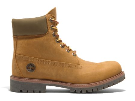 Timberland Premium 6 Inch Lace Up Waterproof Boot Wheat Full Grain on Sale