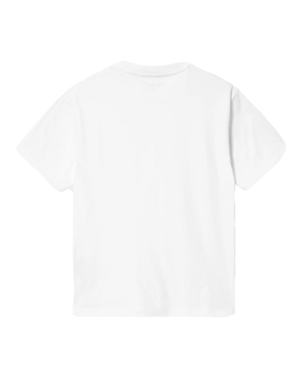 Carhartt Wip W  Chase T-Shirt White-Gold Hot on Sale