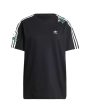 T-Shirt Donna Adidas Floral Loose Black For Cheap