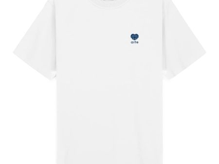 T-Shirt Arte Antwerp Heart Logo Bianco Online