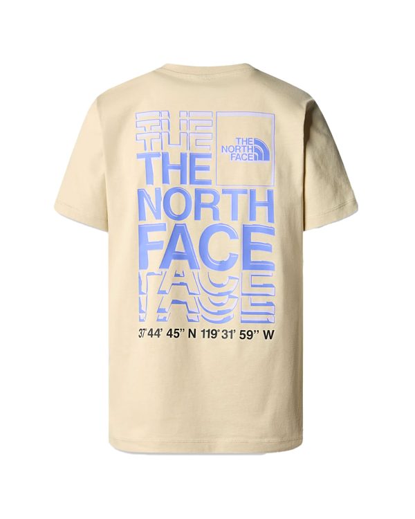 T-Shirt Donna The North Face Coordinate Gravel Beige Supply