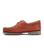 Timberland Authentic Boat Shoe Medium Orange Full Grain Discount