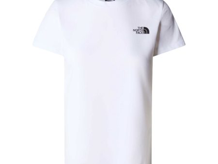 T-Shirt Donna The North Face Redbox Slim Bianco on Sale