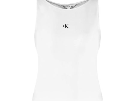 Calvin Klein Archival Milano Top Bianco Sale