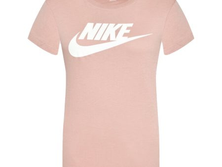 T-Shirt Donna Nike Big Logo Rosa Online now