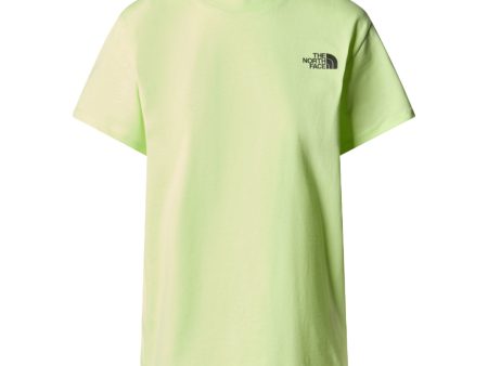 T-Shirt Donna The North Face Relaxed Redbox Verde Hot on Sale