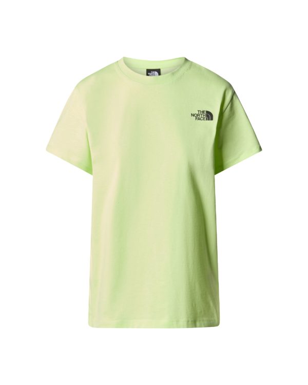 T-Shirt Donna The North Face Relaxed Redbox Verde Hot on Sale