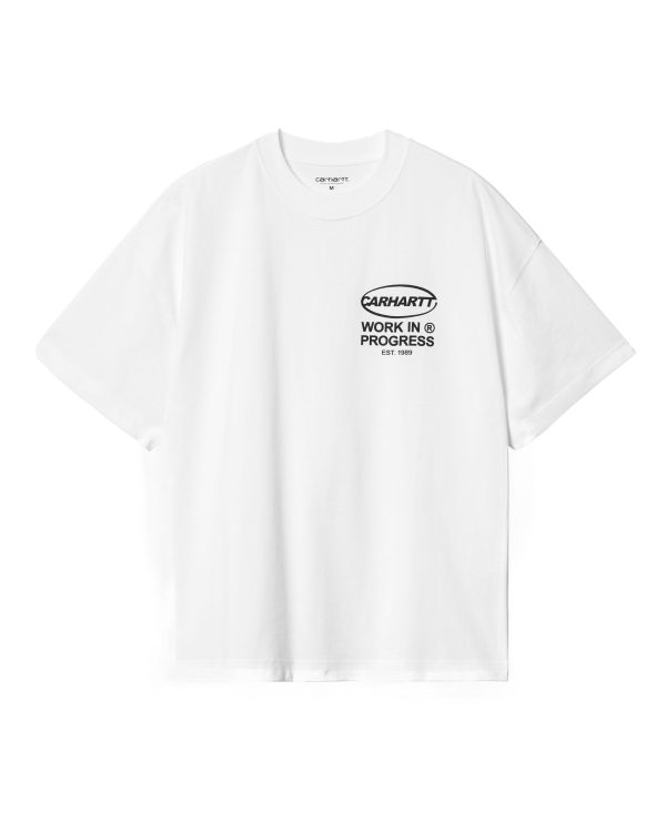 Carhartt Wip Body Of Work T-Shirt White-Black Discount