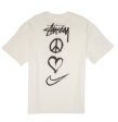 T-Shirt Nike® x Stüssy® Peace Love Swooch Discount