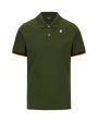 Polo Uomo K-Way Vincent Verde For Cheap