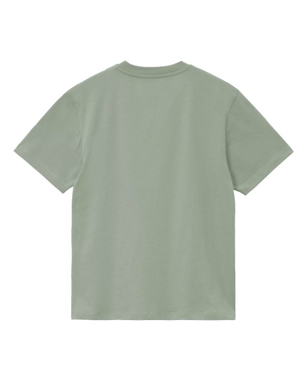 Carhartt Wip W  Chase T-Shirt Frosted Green-Gold Online Hot Sale