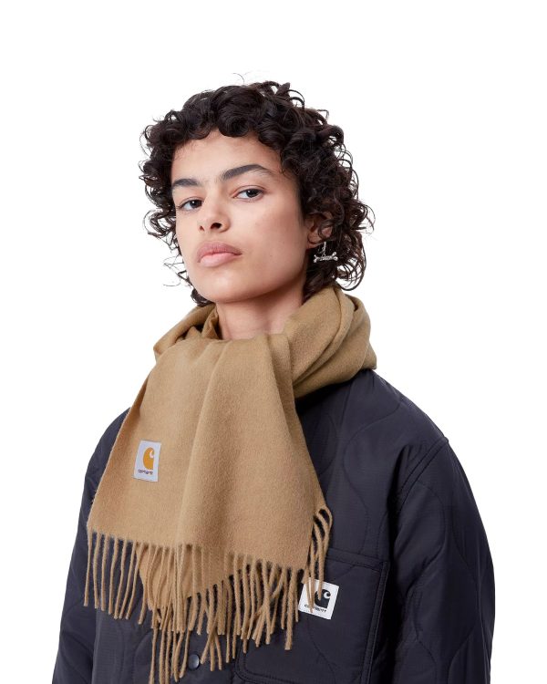 Carhartt Wip Clan Scarf Peanut For Discount