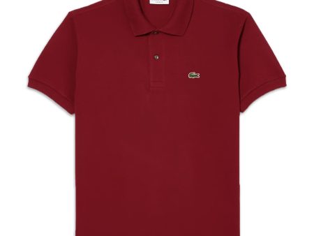 Polo Uomo Lacoste L.12.12. Manica Corta Bordeaux Online